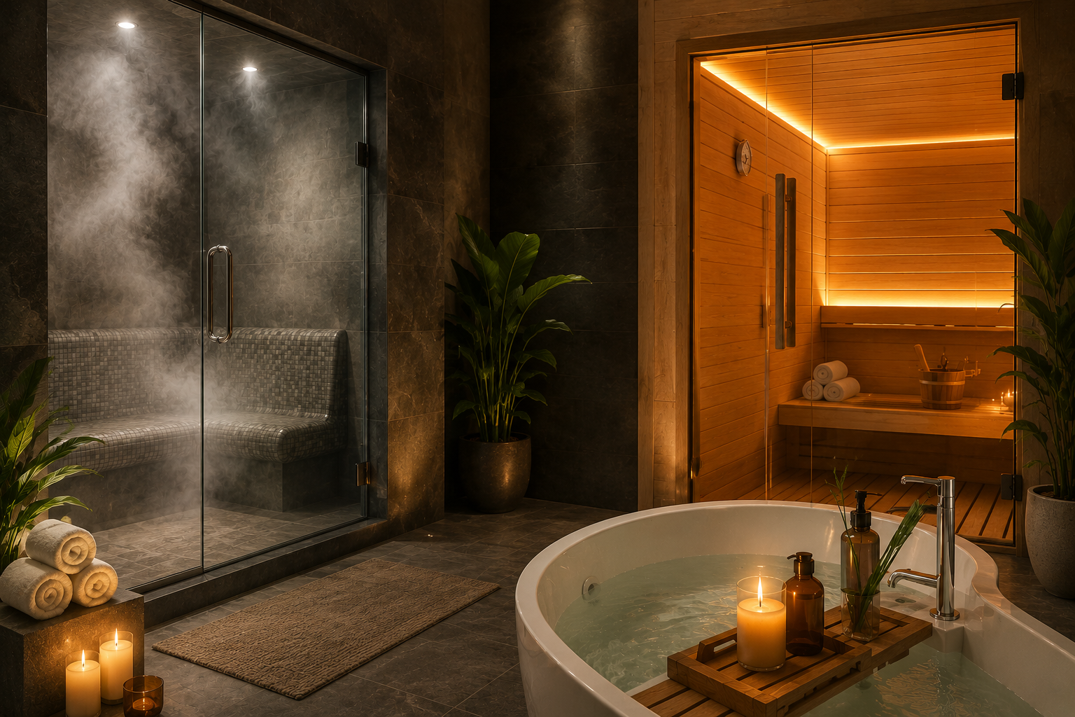 Steam therapy room